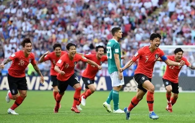 韩国队在亚洲杯赛中大获全胜